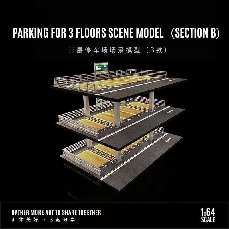 MoreArt 1:64 American Steel Frame Garage 3 Floor