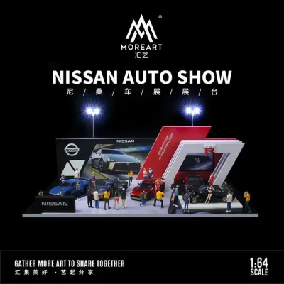 MoreArt 1:64 Nissan Auto Show Booth Diorama