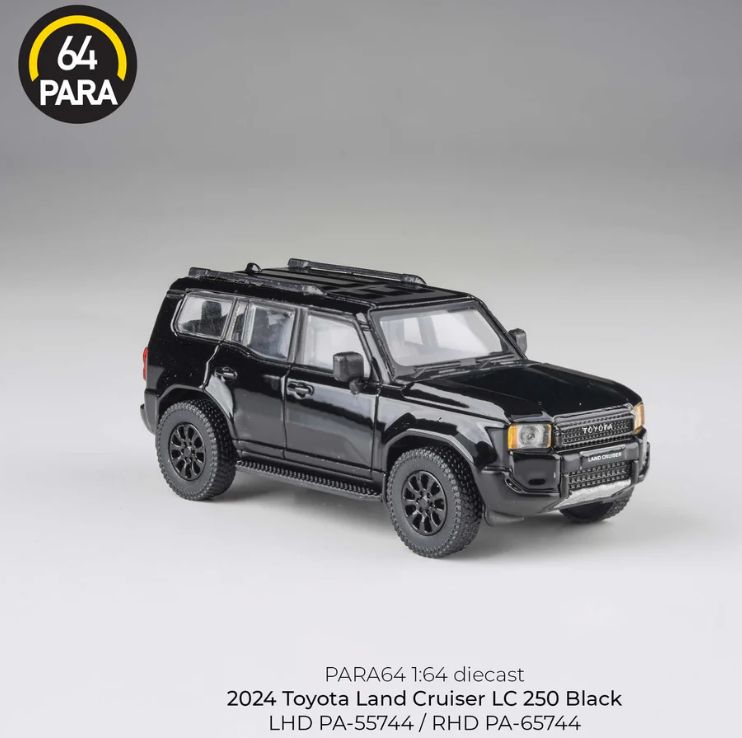 Para64 1:64 2024 Toyota Land Cruiser 250 Prado Black