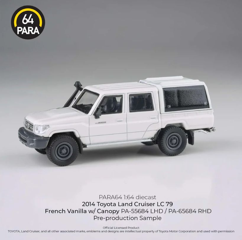 Para64 1:64 2012 Toyota Land Cruiser LC 79 French Vanilla