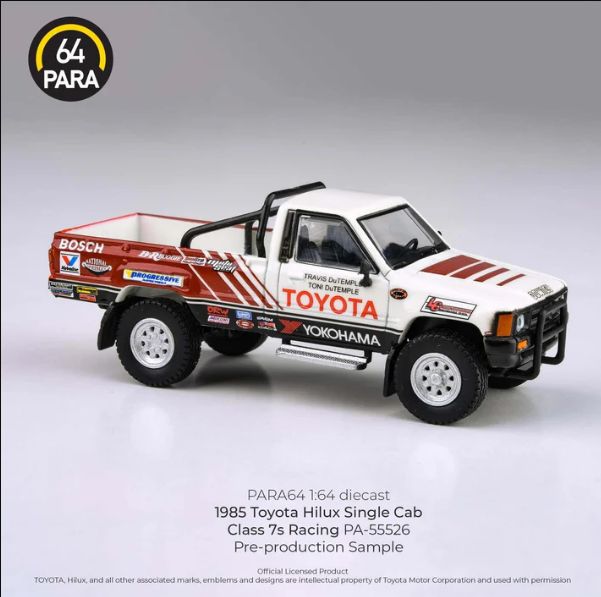 Para64 1:64 1984 Toyota Hilux Single Cab Class 7S Racing