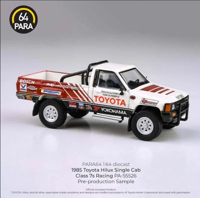Para64 1:64 1984 Toyota Hilux Single Cab Class 7S Racing