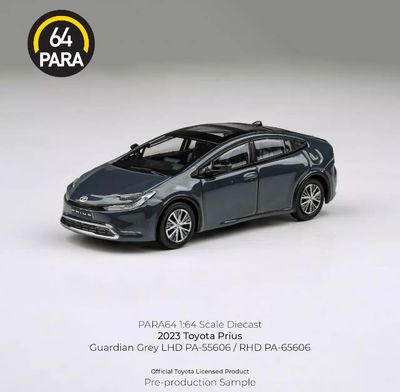 Para64 1:64 2023 Toyota Prius Guardian Grey