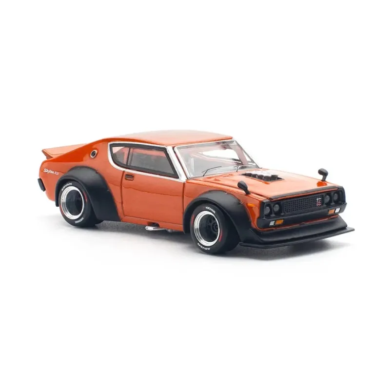 Pop Race Nissan Skyline GT-R (KPGC10) Hakosuka - V8 Drift Car Advan Hako Orange