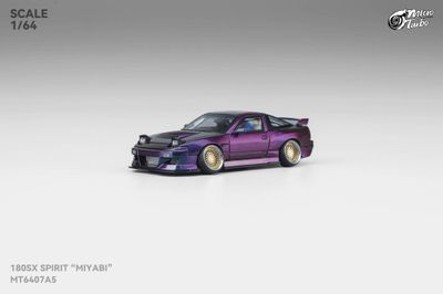 Micro Turbo 1:64 Nissan 180SX Type X "MIYABI" purple chameleon