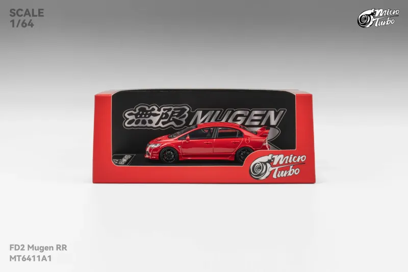 Micro Turbo 1:64 Honda Civic Type R FD2R Mugen RR Red