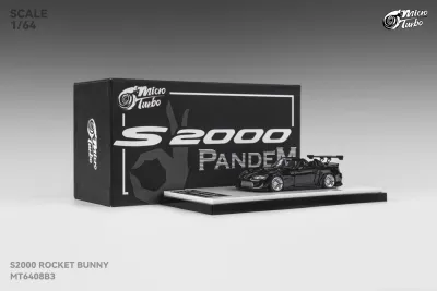 Micro Turbo 1:64 S2000 Pandem Metallic Black