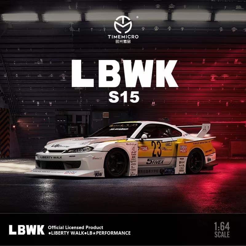 Time Micro 1/64 Nissan S15 Silvia LBWK Liberty Walk #23 Normal