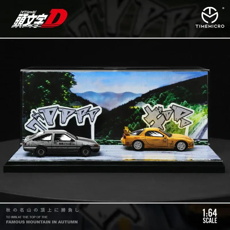 Time Micro 1/64 Initial D Cartoon Car series