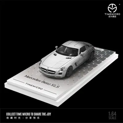 Time Micro 1/64 Mercedes-Benz SLS Silver Star Livery