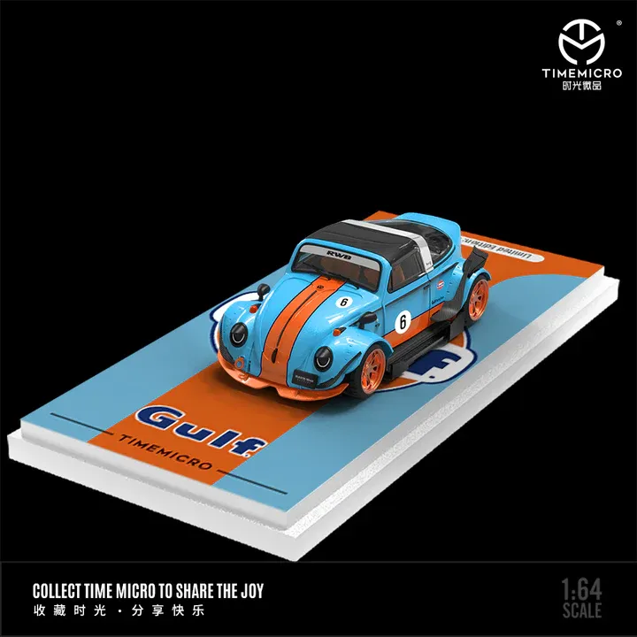 Time Micro 1/64 Volkswagen RWB Beetle Gulf Livery