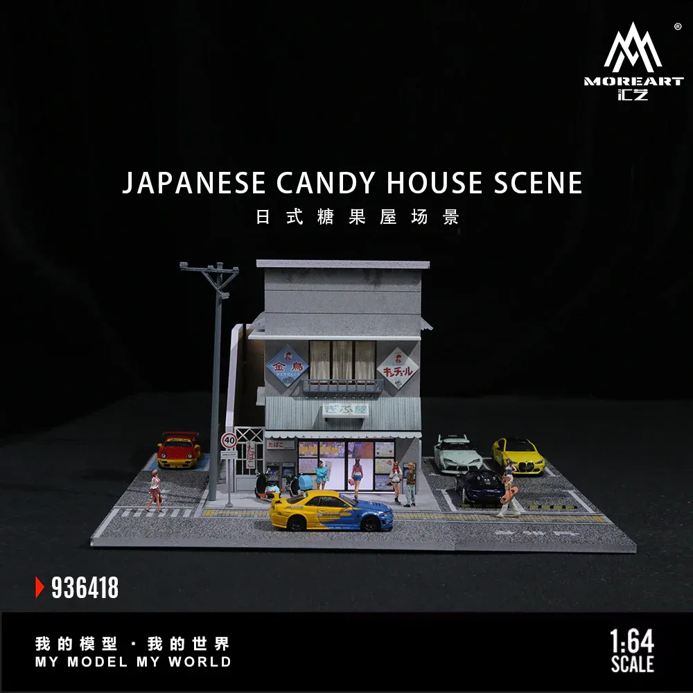 MoreArt 1:64 Japanese Candy House Scene MO936418