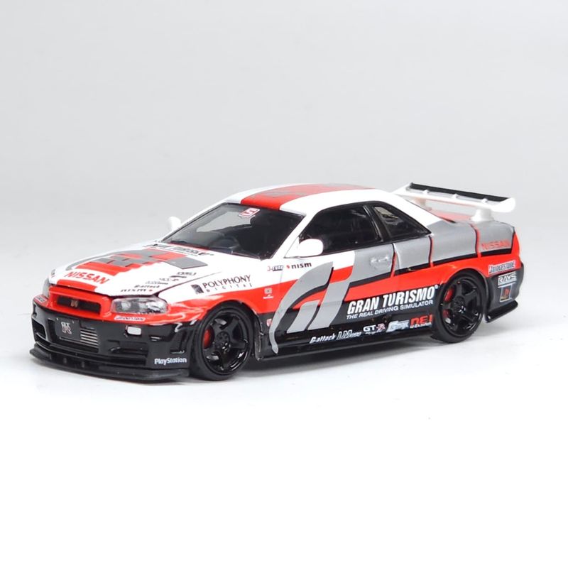 Time Micro 1/64 Nissan Skyline R34 GTR Gran Turismo Racing TM643443