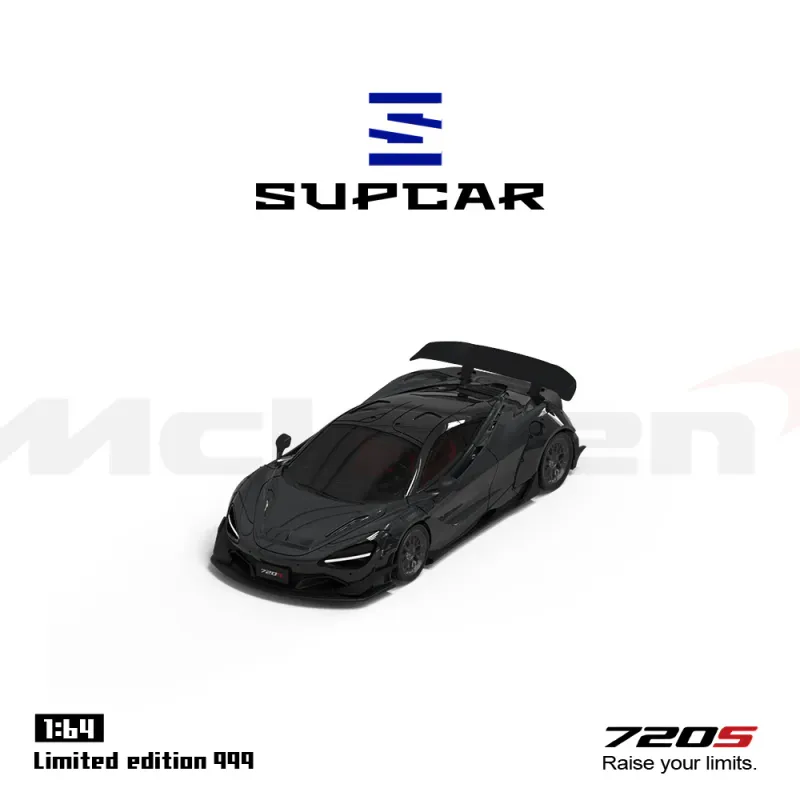 Supcar 1/64 McLaren 720s Black SC64012