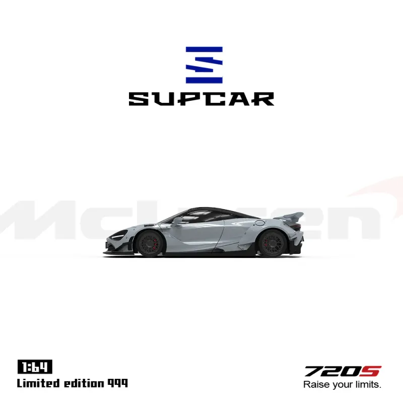 Supcar 1/64 McLaren 720s Grey SC64013