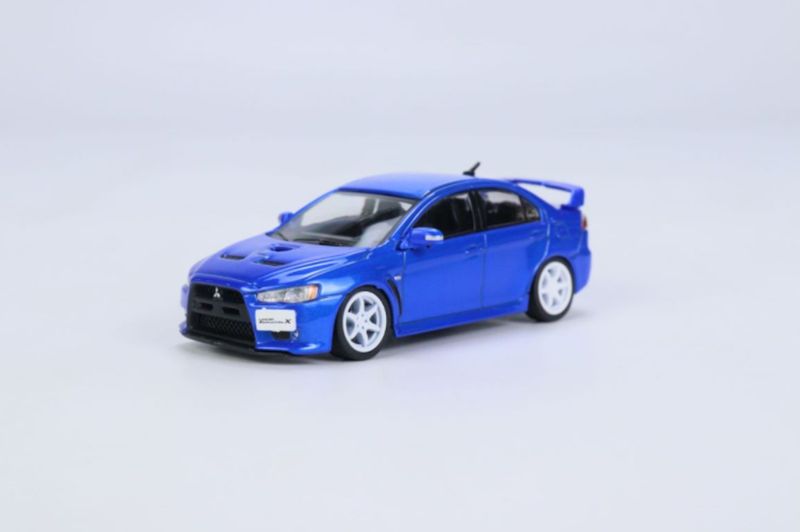 BM Creations Junior 1/64 Mitsubishi Lancer Evolution X Blue
