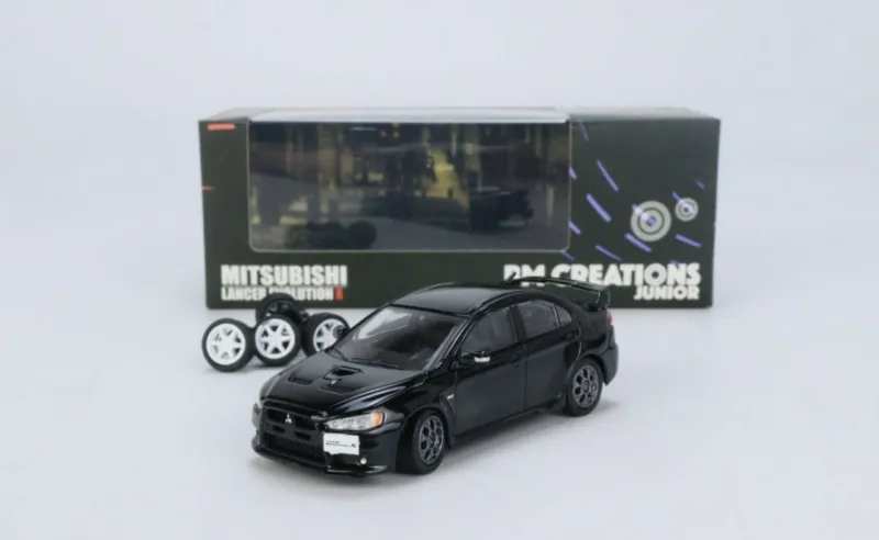 BM Creations Junior 1/64 Mitsubishi Lancer Evolution X Black 64B0118