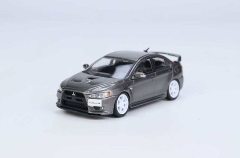 BM Creations Junior 1/64 Mitsubishi Lancer Evolution X Grey 64B0116