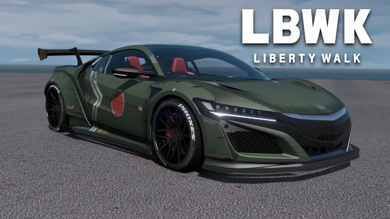 Space Model 1/64 Honda NSX LBWK Liberty Walk Zero Fighter