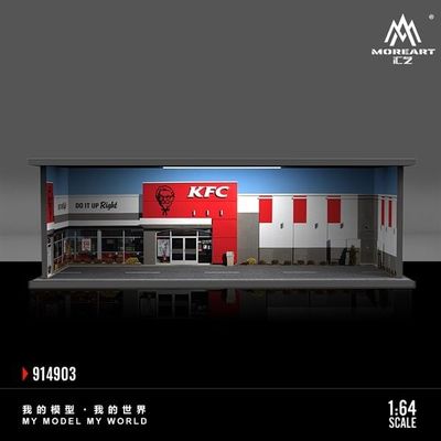 MoreArt 1:64 KFC Restaurant Front