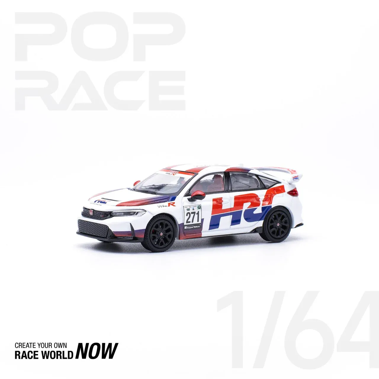 POP RACE 1/64 Honda Civic Type R FL5 HRC