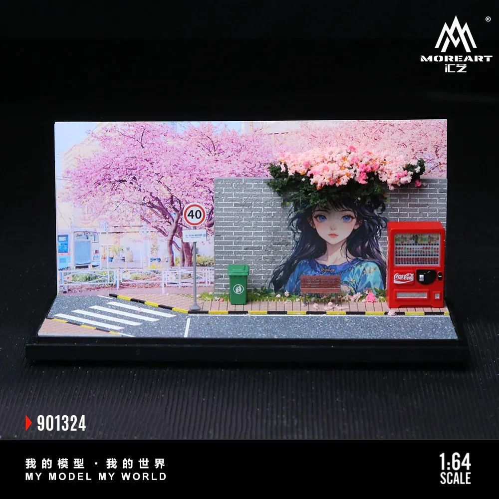 ​MoreArt 1:64 Scene of a popular Check-In wall