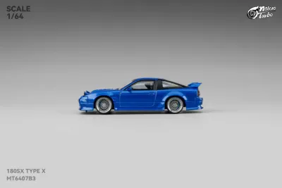 Micro Turbo 1:64 180SX Type X Metallic Blue