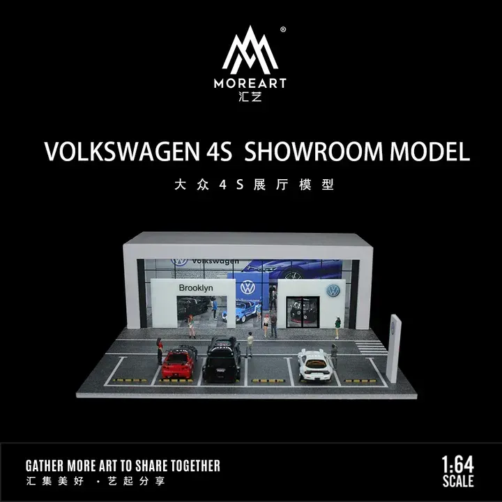 MoreArt 1:64 Volkswagon Dealership Showroom
