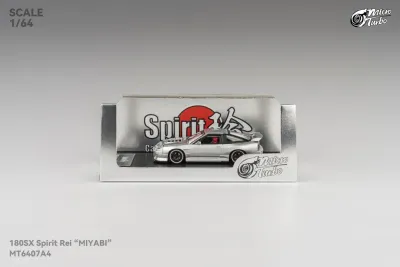 Micro Turbo 1:64 180SX Type X "MIYABI" Silver