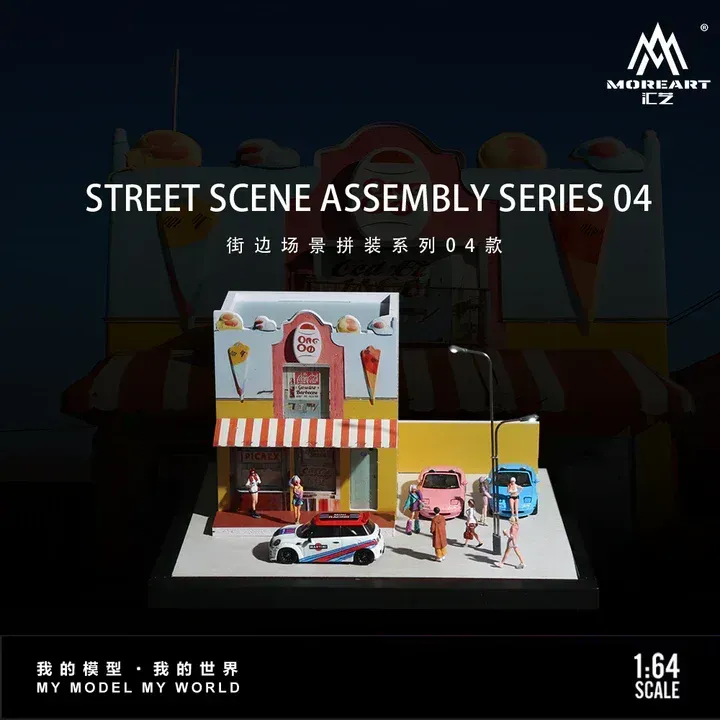 MoreArt 1:64 Street Scene Series 4 - Candy Shop MO960204