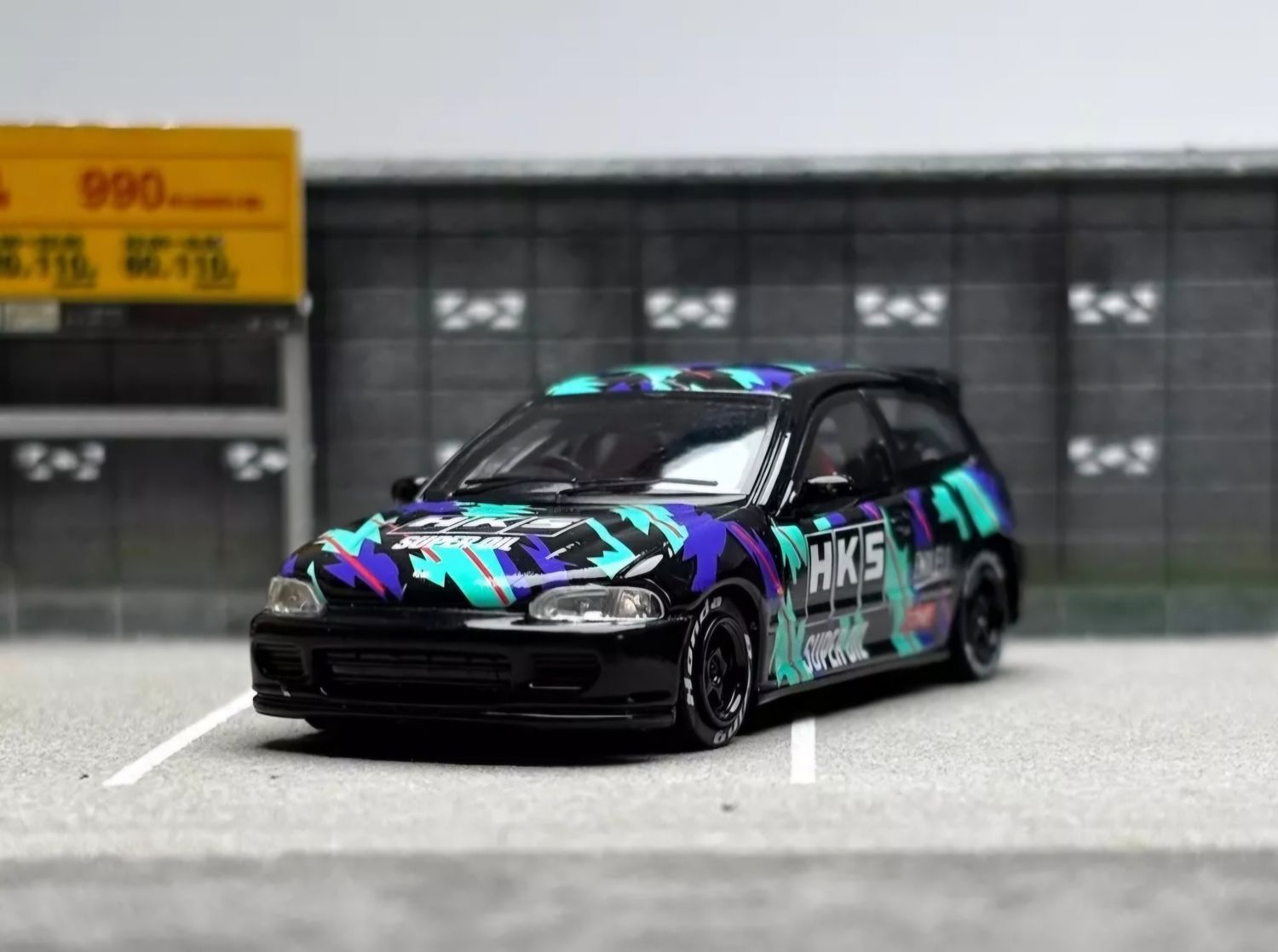 Street Weapon Honda Civic SIR Eg6 HKS Diecast 1/64