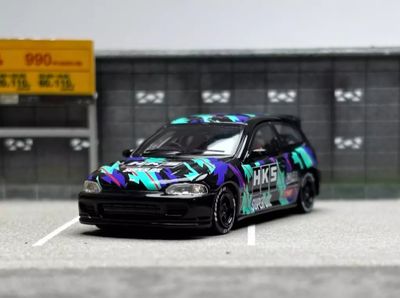 Street Weapon Honda Civic SIR Eg6 HKS Diecast 1/64