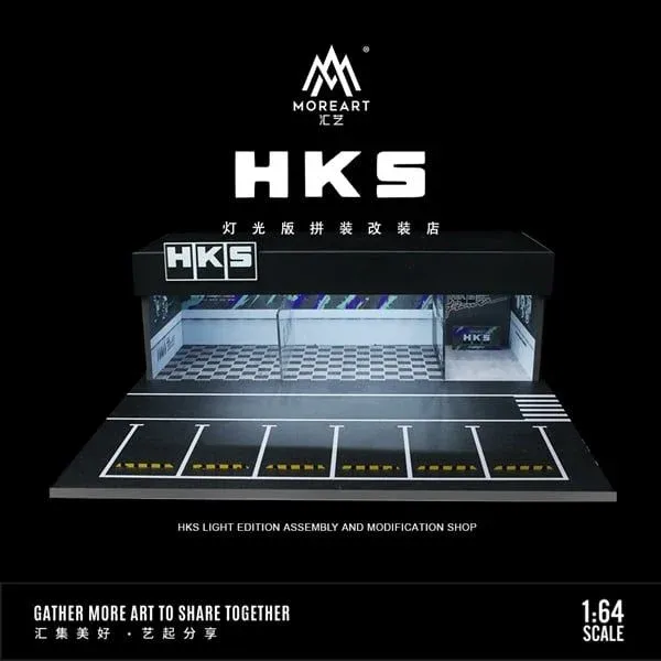 MoreArt 1:64 HKS Assembly and Modification Shop MO936104