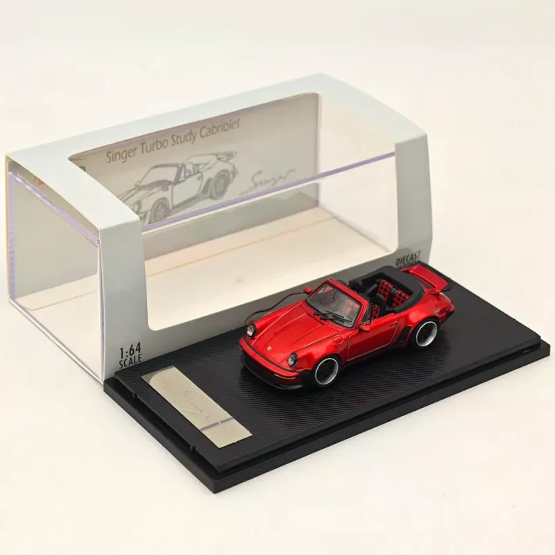 Rhino Model  1/64 Porsche Singer Turbo Study 930 Cabriolet Red