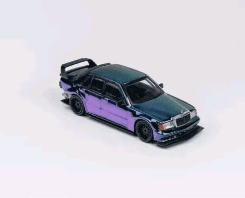 DCM Mercedes Benz 190e W201 Restomod Electroplated 1/64 Limited 499 Pieces