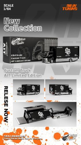 Micro Turbo 1:64 Custom Box Truck LBWK Liberty Walk Livery AIT