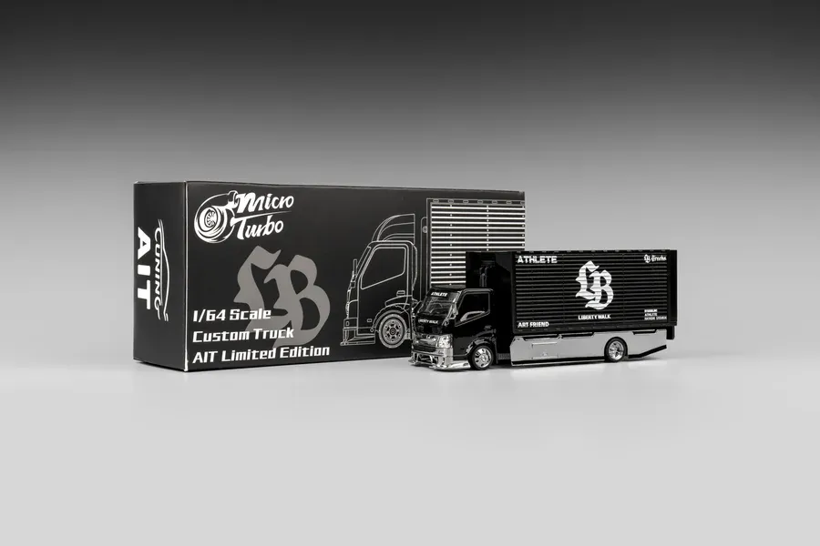 Micro Turbo 1:64 Custom Box Truck Liberty Walk Livery