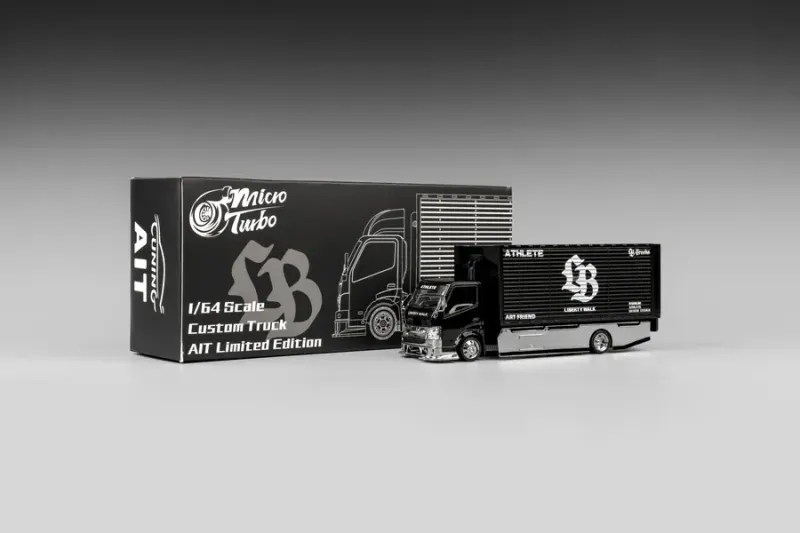 Micro Turbo 1:64 Custom Box Truck Liberty Walk Livery