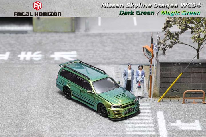 Focal Horizon Nissan Stagea R34 260RS Magic Green