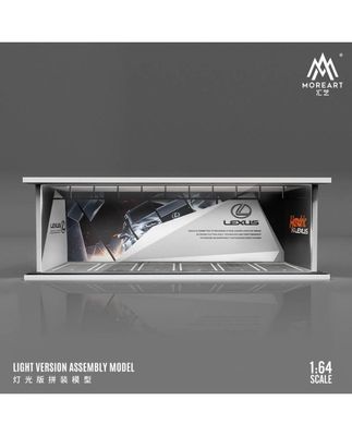 MoreArt 1:64 Lexus Parking Lot Basic Diorama MO914050