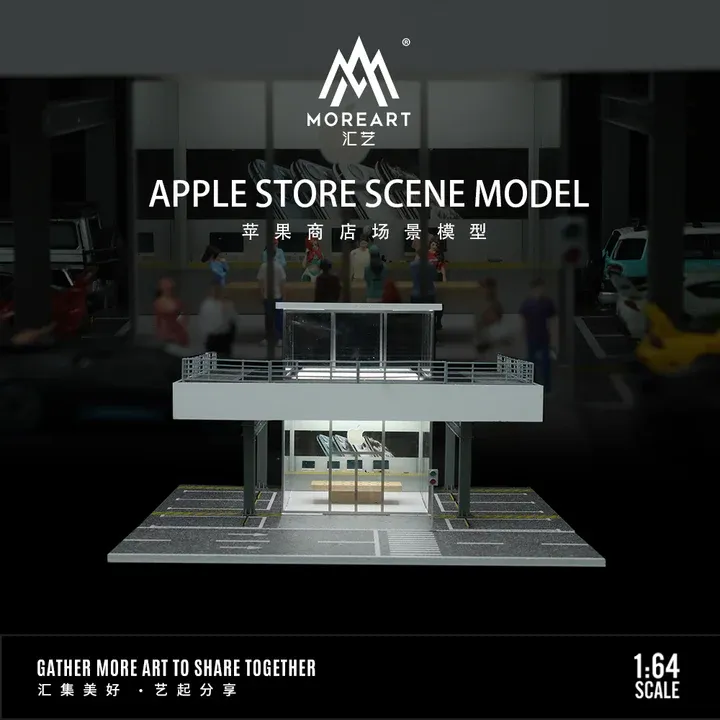 MoreArt 1:64 Apple Store Scene MO936208