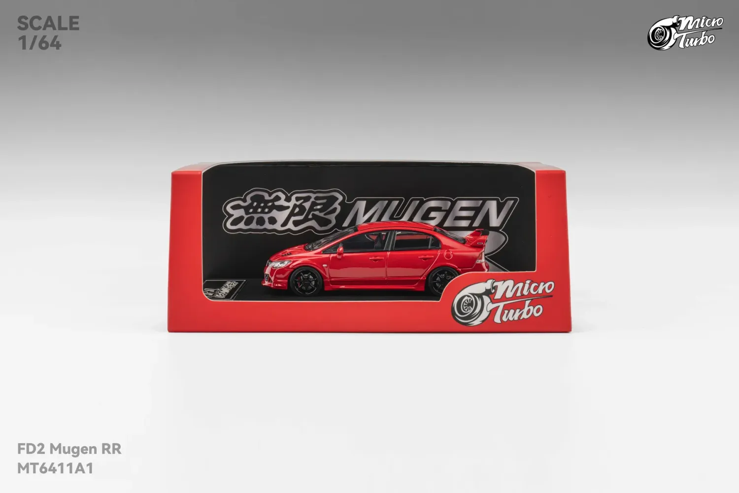 Micro Turbo 1:64 Honda Civic Type R FD2R Mugen RR Red