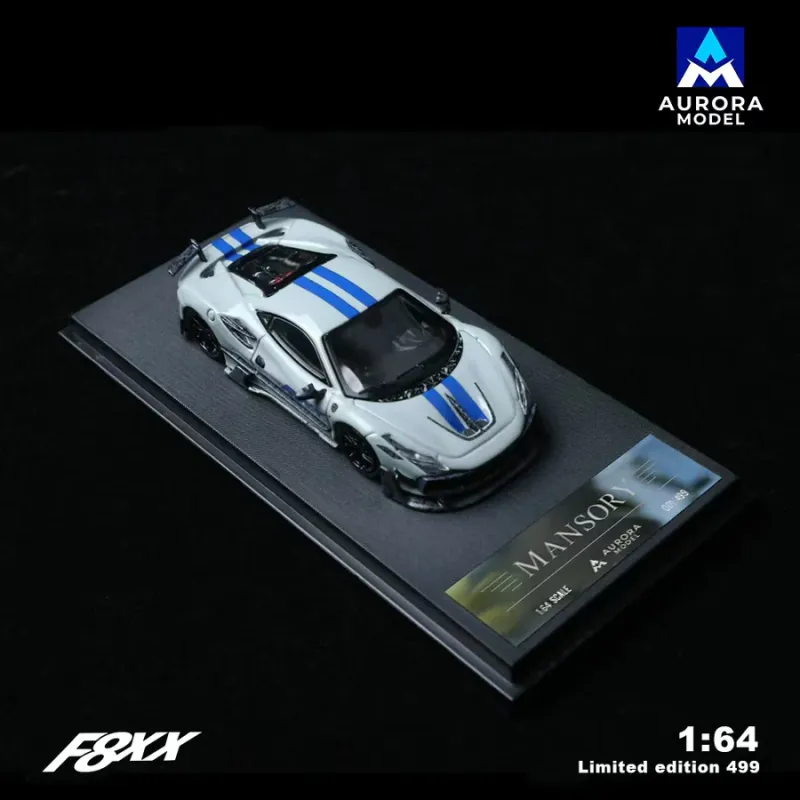 Aurora Model 1:64 Mansory Ferarri F8 Tributo F8XX Grey AM646511