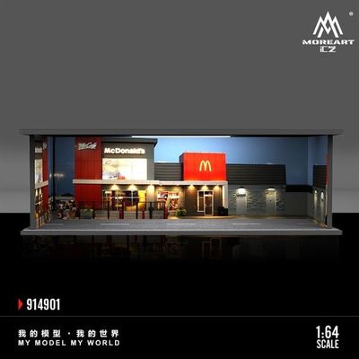 MoreArt 1:64 McDonalds Restaurant Front MO914901