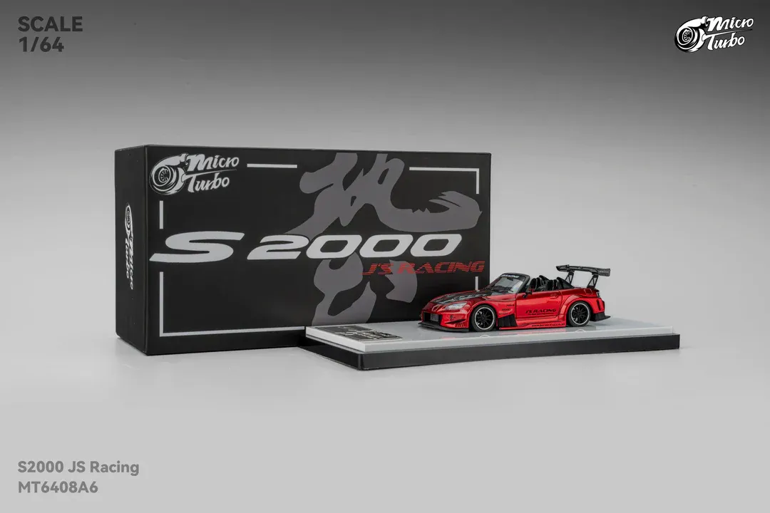 Micro Turbo 1:64 Honda S2000 J'S Racing Red MT6408A6