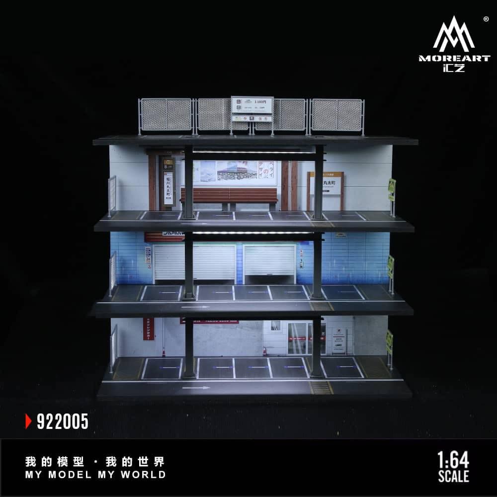 MoreArt 1:64 Steel Frame Garage Scene American MO922004 3 Floor