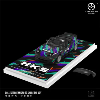 ​Time Micro 1/64 Mazda MX5 HKS Livery