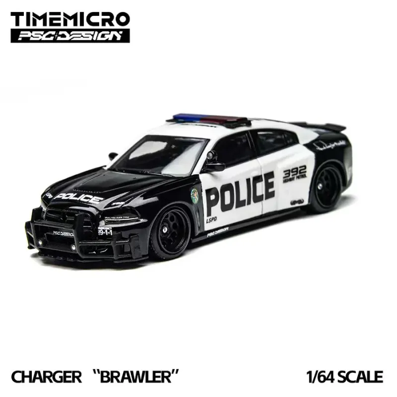 Time Micro x PSC Design Dodge Charger "Brawler" Police Livery TM648201