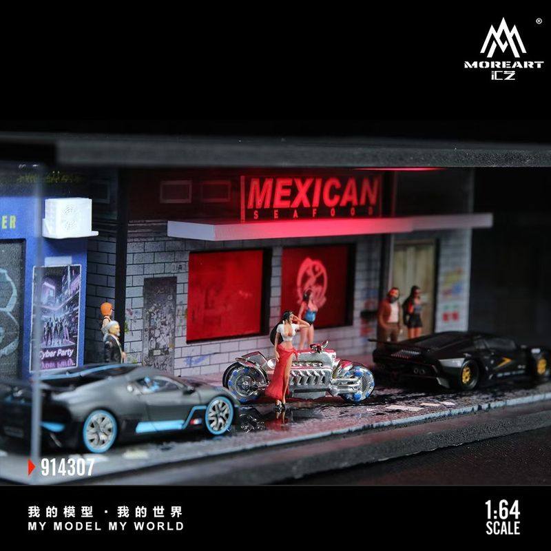 MoreArt 1:64 CyberPunk Scene 05 Light Edition MO914307