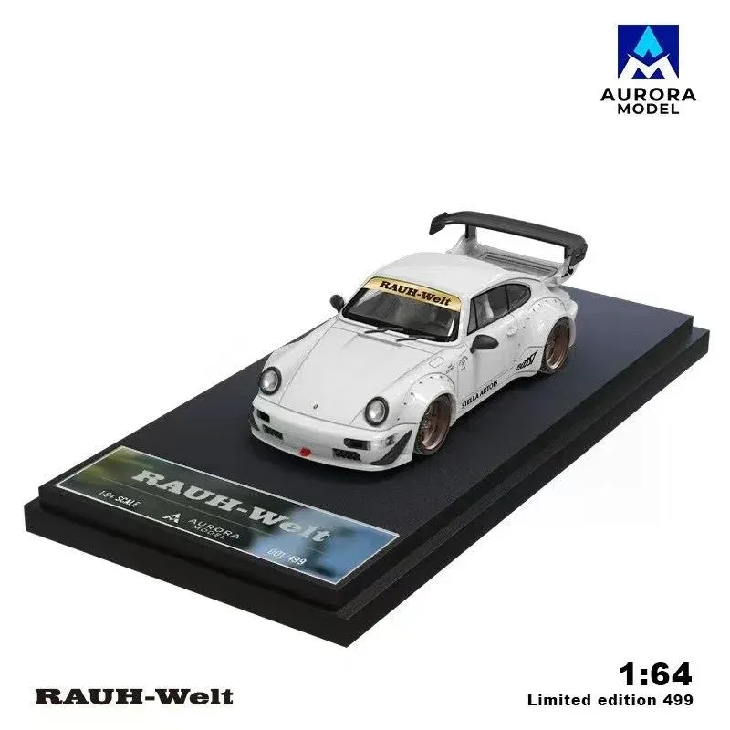 Aurora Model 1:64 Porsche 911 964 RWB Pearl White AM640874